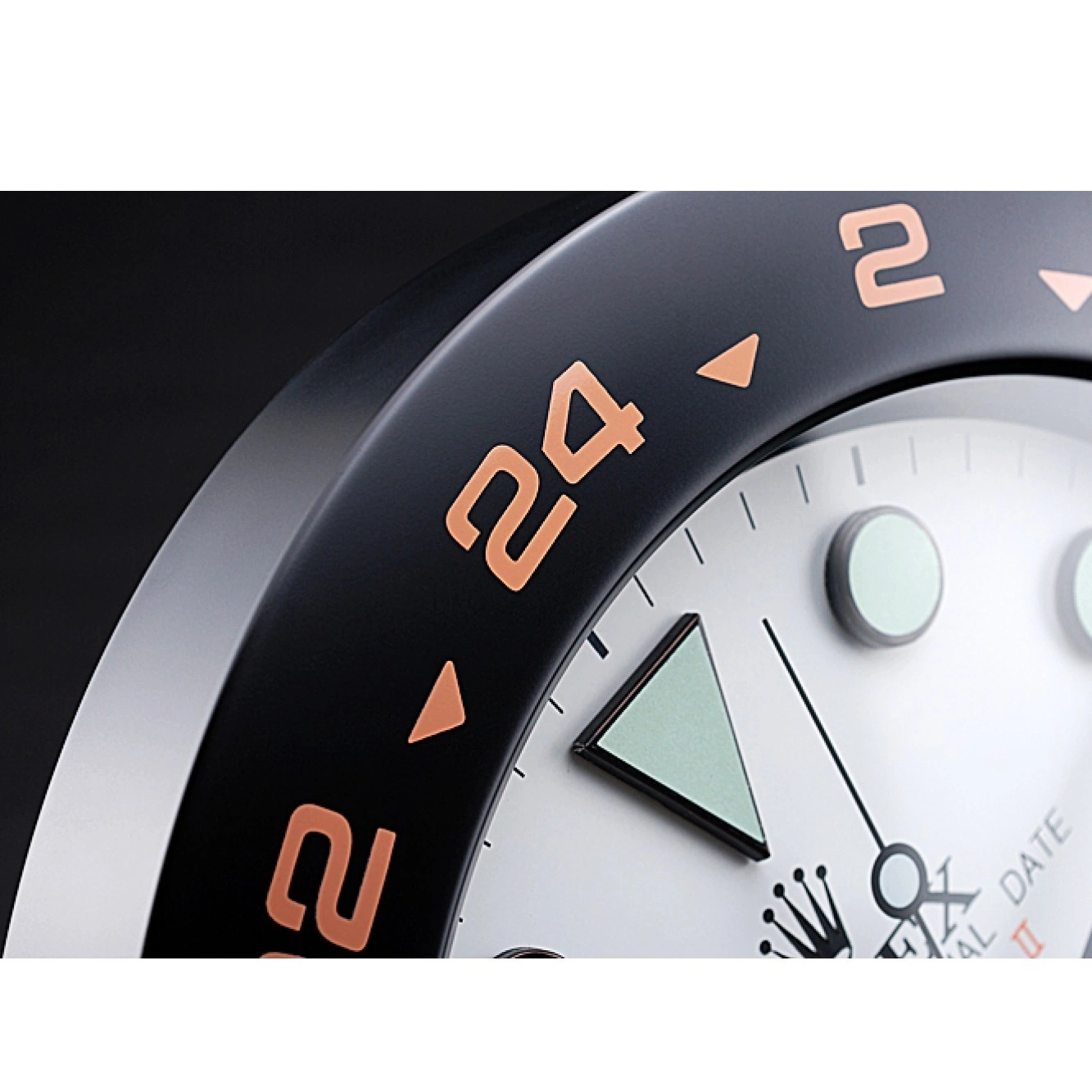 Best AAA Replica Sites Wall Clock Rolex Black-Orange II 622479 Explorer 0629